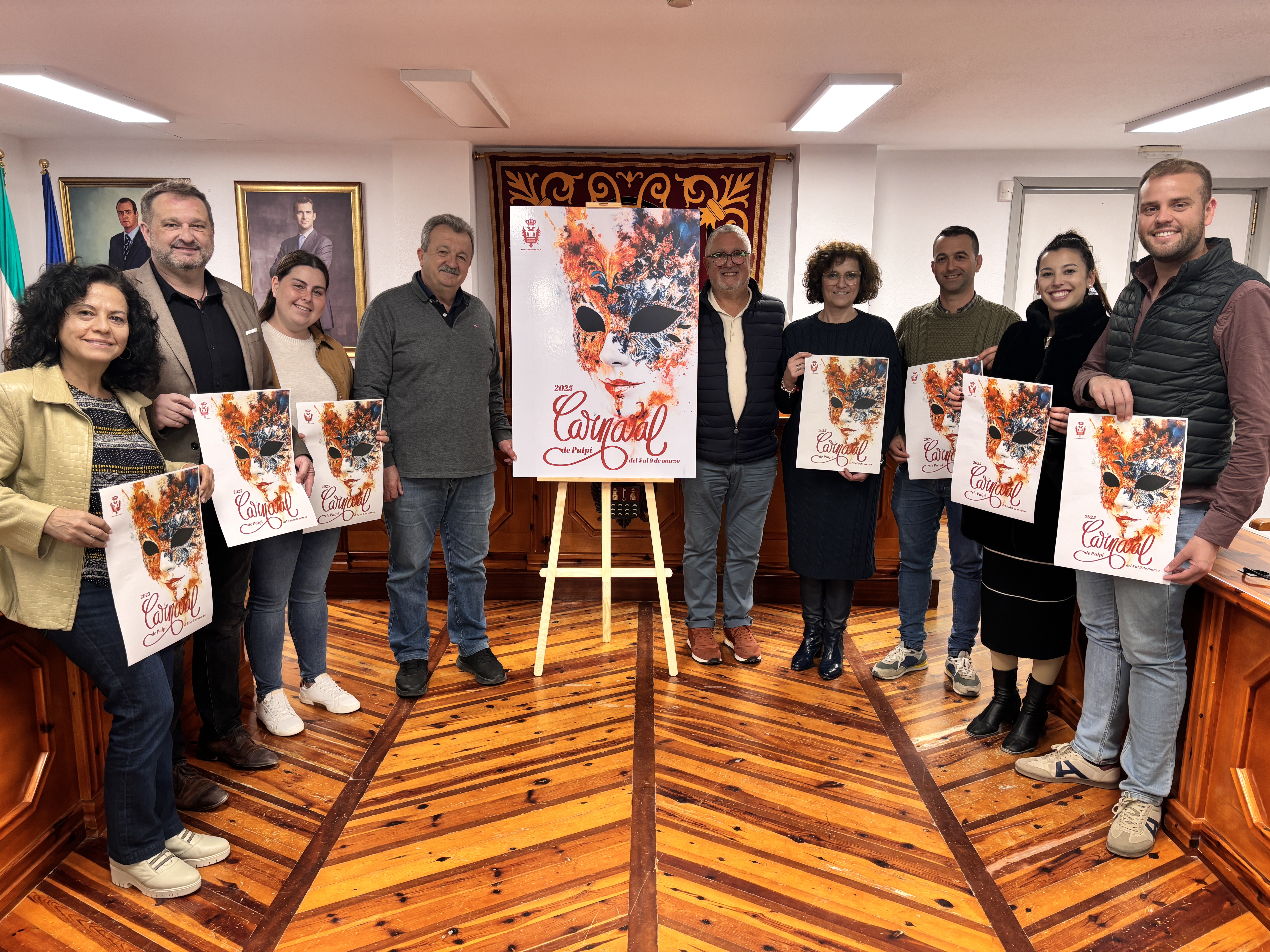 Desfiles escolares, fiesta joven de carnaval, concursos de disfraces, fiesta de carnaval en familia y el gran desfile para el Carnaval de Pulpí 2025, del 5 al 9 de marzo